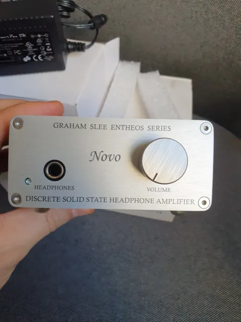 Graham Slee Entheos Novo discrete solid state award winning Headphone Amplifier 2