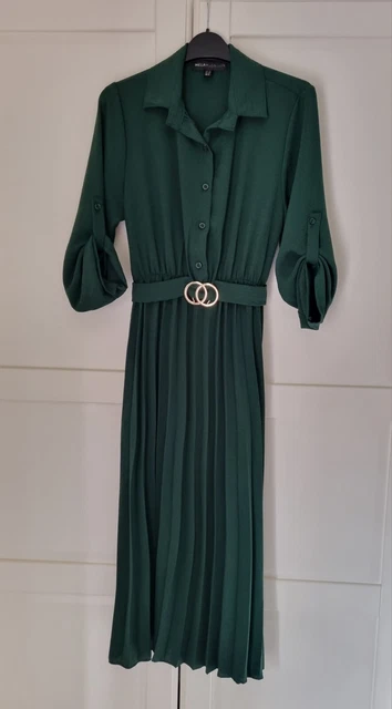 Silkfred emerald best sale green dress