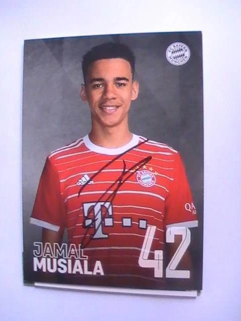 AUTOGRAMM JAMAL MUSIALA (FC Bayern München) 2022/23 EUR 9,00 - FR