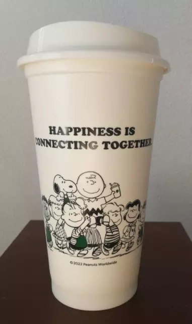 Starbucks Snoopy reusable cup: Starbucks + PEANUTS Reusable cup