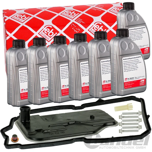 Febi Filtro Cambio Olio Cambio Automatico + Atf Olio Rosso 7-GANG per Mercedes