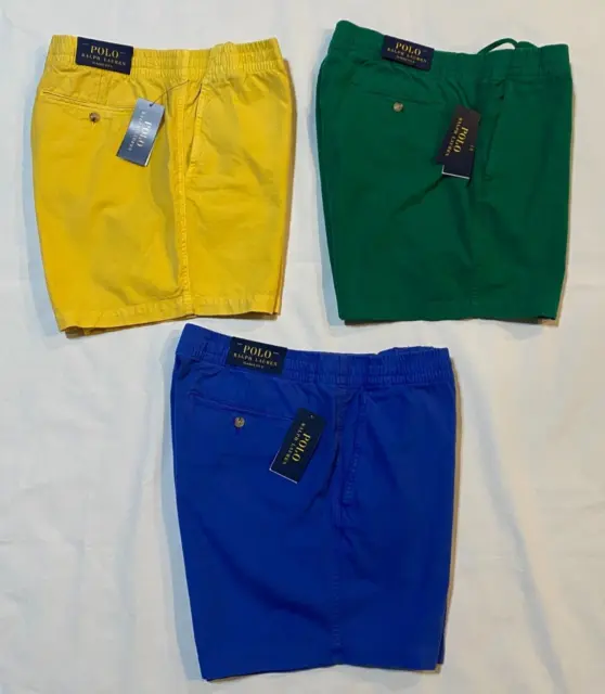 NWT-Polo Ralph Lauren Stretch Classic Fit 5" inch Inseam Chino Shorts See Colors