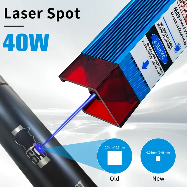 40W Laser Module Head For CNC 3018pro Engraving Cutting Machine DIY Making