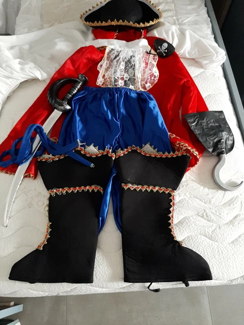 VESTITO CARNEVALE CAPITAN Uncino EUR 11 99 PicClick IT