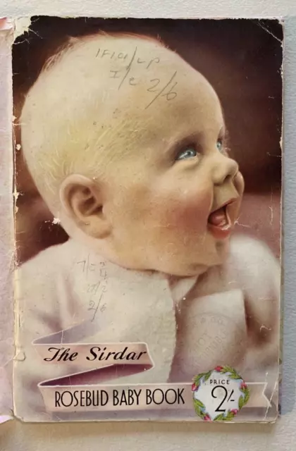 THE SIRDAR ROSEBUD BABY BOOK – Vintage 1940's Knitting Book