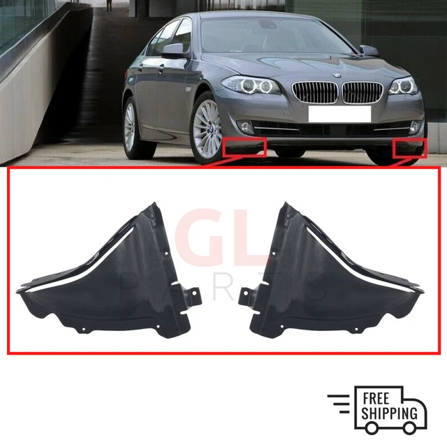 Set 7 Maniglie Porta Interne Per BMW Serie 5 F10 F11 (2010-2017) – Bracciolo Guida E Copripulsanti Antigraffio, Colore Nero