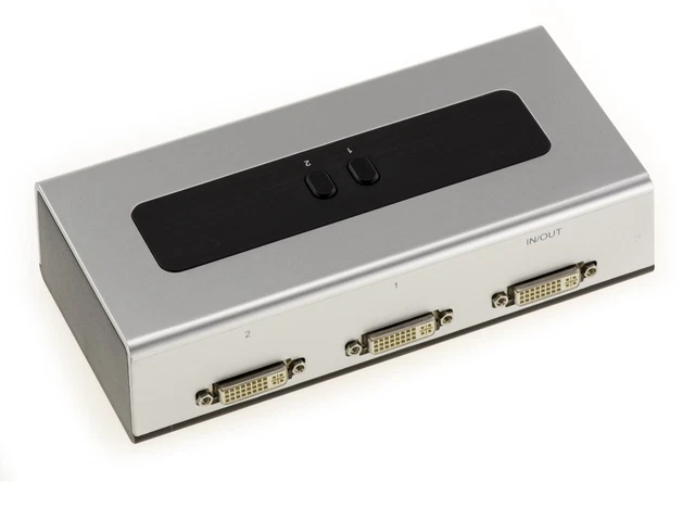 Switch DVI 2 Ports 2 entrées / 1 sortie ou 1 entrée / 2 sorties