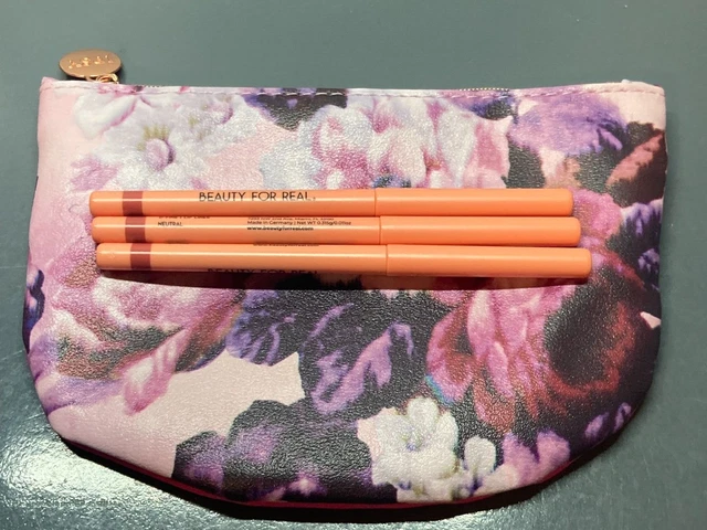3x Beauty for Real D-Fine Delineador Labial Neutral 0.315 g cada uno Nuevo + Bolsa