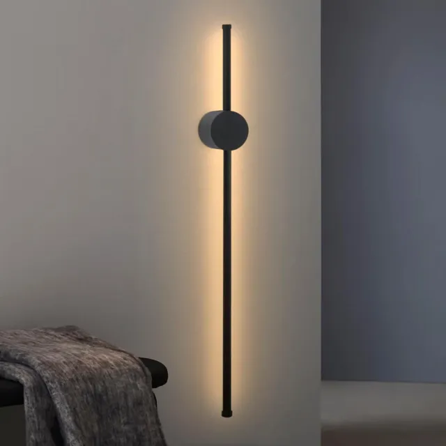 Nordic LED Wall Lights Long Strip Light Living Room Bedroom Bedside Sconce Lamp