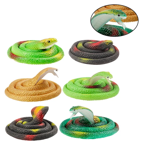 6 piezas Pájaros Serpiente Realista Regalos Niños Juguete Animal Modelo