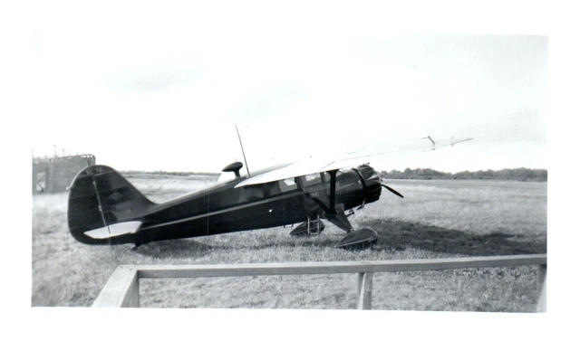 Stinson Reliant Gull Wing Airplane Aircraft Vintage Photograph 5x3.5" NC76