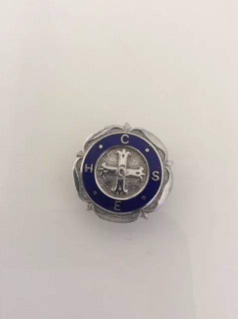 Vintage Enamel Badge Pin CHSE Confederation Health Service Employees Fattorini