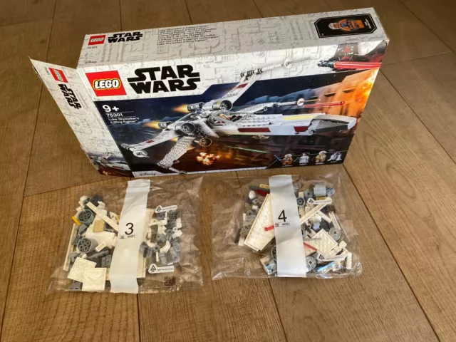 Boite Lego Star Wars 75301 avec sachets 3 et 4 neufs scellés