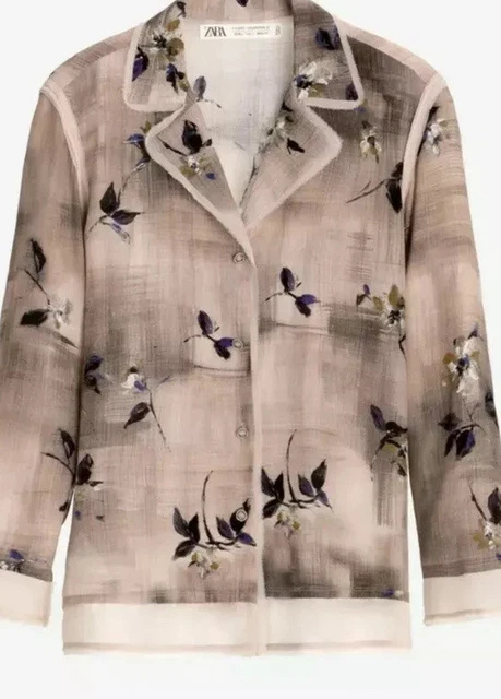 CAMICIA STAMPATA ZARA edizione limitata taglia L SS20 EUR 43 33 PicClick IT
