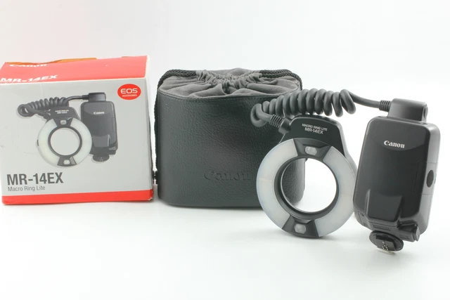 [Presque Inutilisé] canon MR-14EX Macro Anneau Lumière Flash Ttl E-Ttl De Japon