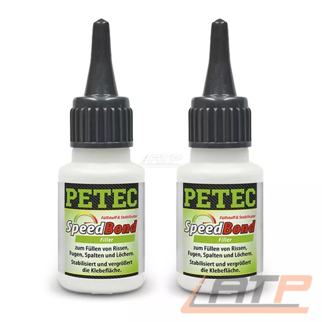 2x PETEC 30ml SPEEDBOND FILLER FÜLLER DICHTSTOFF DICHTMITTEL