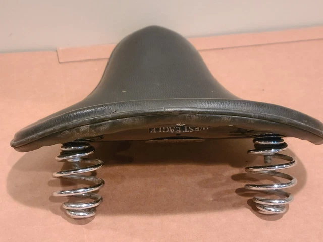 Vintage Motorcycle Seat Bobber Triumph Harley Davidson West Eagle