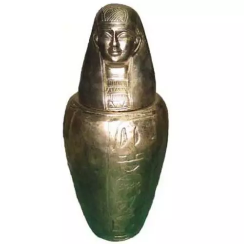 Kanope Urne Sarkophag Ägypten Pharao Ramses Deko Ägyptische Figur 46 cm XXL Neu