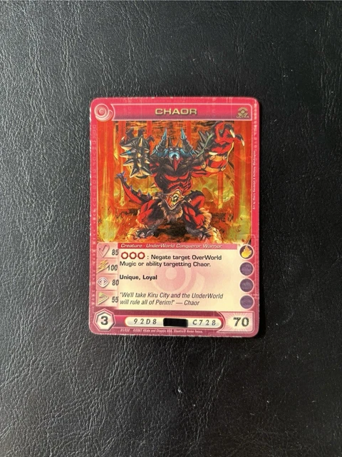 ultra rare chaotic cards Kaal Past Creature Holo Card Near Mint CHAOTIC TCG - Chaor -