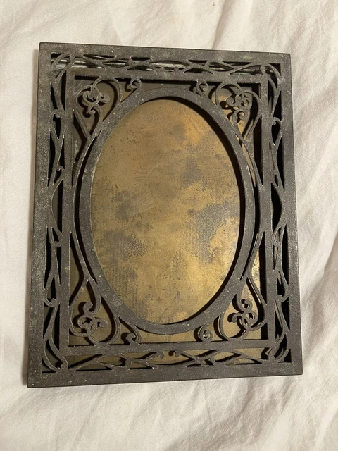 Antique Bronze Victorian Art Nouveau Picture Frame