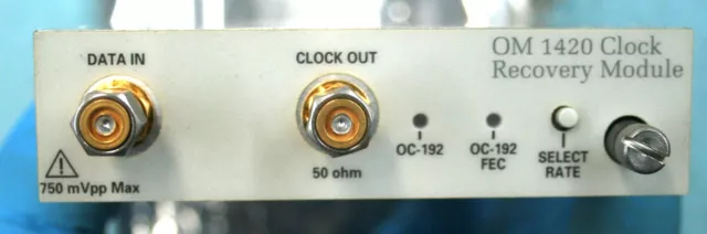 Tektronix OM 1420 Clock Recovery Module OC-192 OM1420