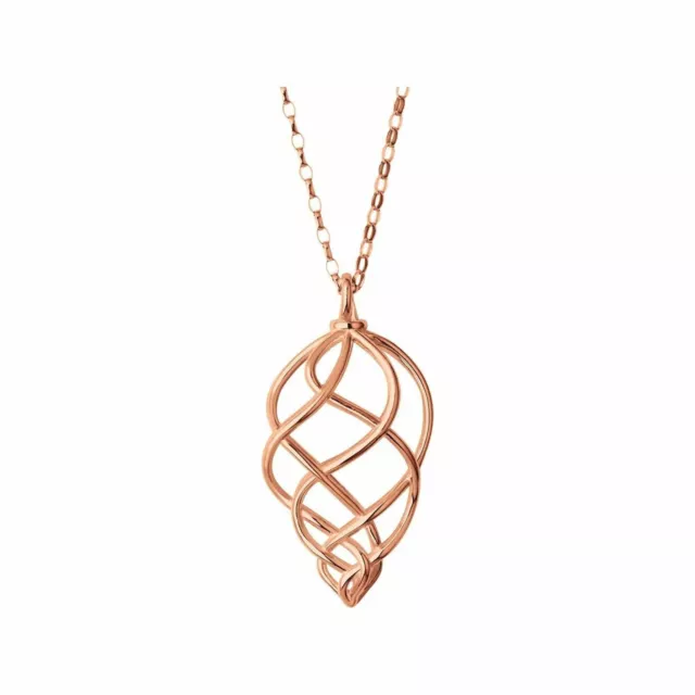 LINKS OF LONDON Essentials 18ct Rose Gold Vermeil Pendant Necklace BNWT RRP276