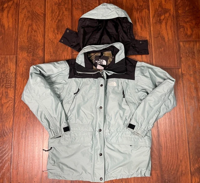 The North Face Hooded Hyvent Women Rain Hiking Jacket Size L