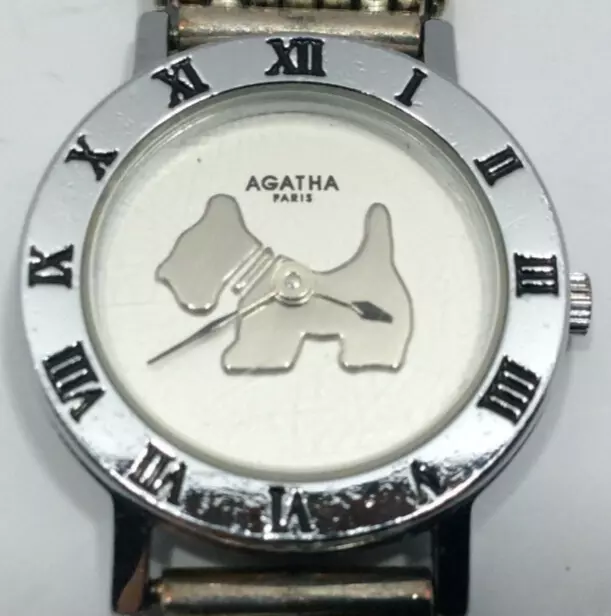 Agatha Paris Womens Watch Analog Dial Roman Numeral Quartz Made in France