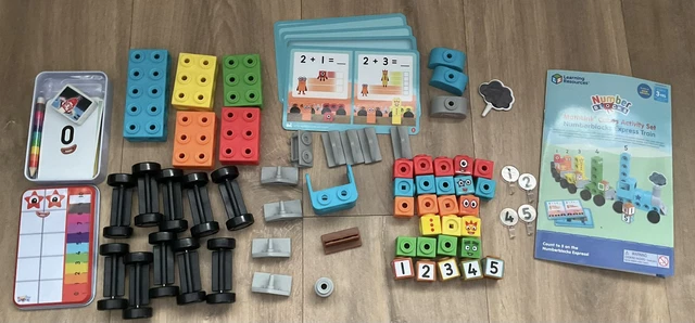 LEARNING RESOURCES MATHLINK Cubes Activity Set Numberblocks Express ...