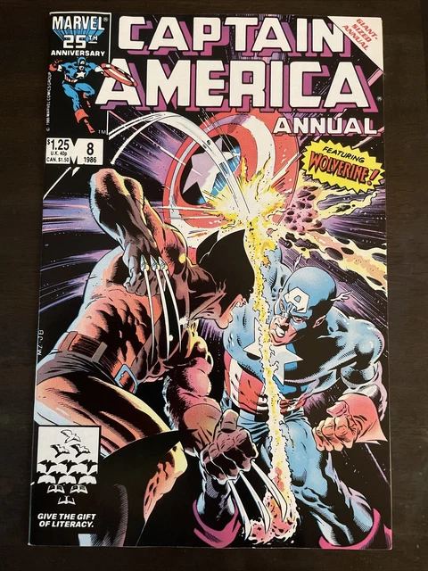 Captain America Annual #8 Zeck Cover Marvel Comics Nm