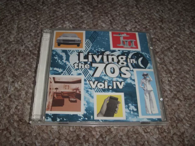 Living In The 70s Vol. 4, Various Artists, (CD, 2 Discs, 1996), GC.