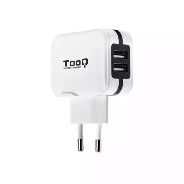 Tooq Wandladegerat 3.4A 2xUSB Ladegerat Adapter fur Smartphone Handy TQWC-1S02WT