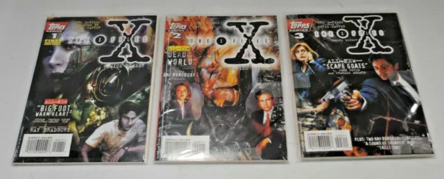 The X-Files Comics Digest #1-3 Chris Carter Topps Comics PB27