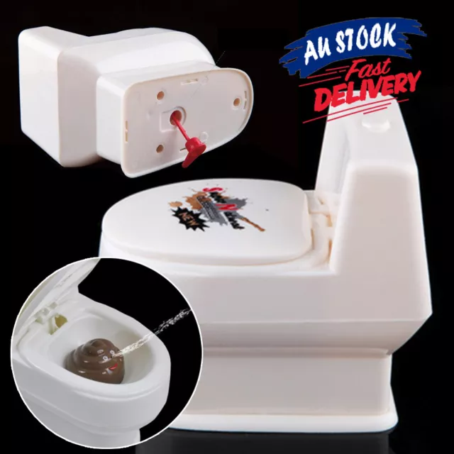 Toilet Toys Novelty Spoof Gadgets Prank Squirt Spray Water Closestool Mini