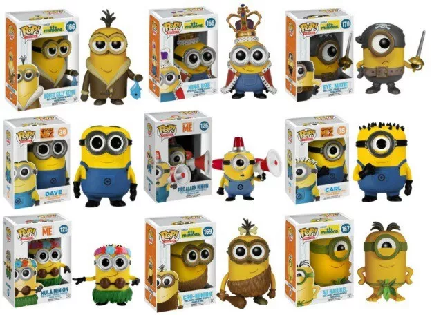 Despicable Me - Pop Figurine 12 Modèles à Choisir De - Funko Gru Minions Kyle