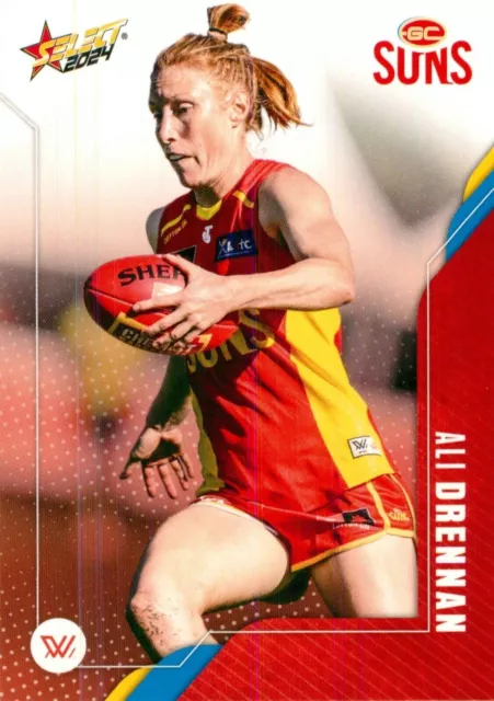 Carte AFLW Select Footy Stars des Gold Coast Suns 2024 – Ali Drennan