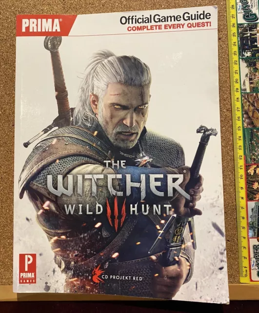 The Witcher Iii 3 Wild Hunt Prima Video Game Comprehensive Strategy Guide Vgc!!!