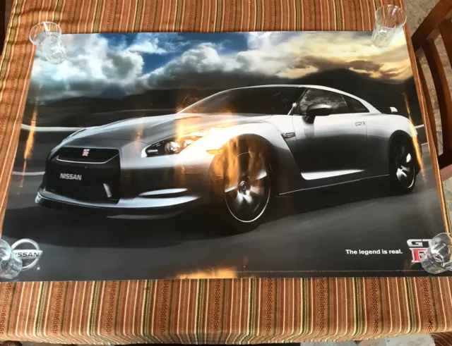 Nissan GTR 2007 24x36 poster The Legend Is Real