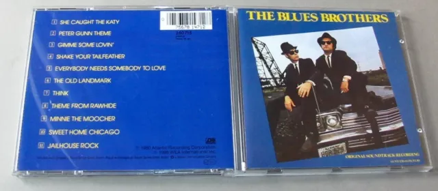 The BLUES BROTHERS  (CD) Bof SOUNDTRACK