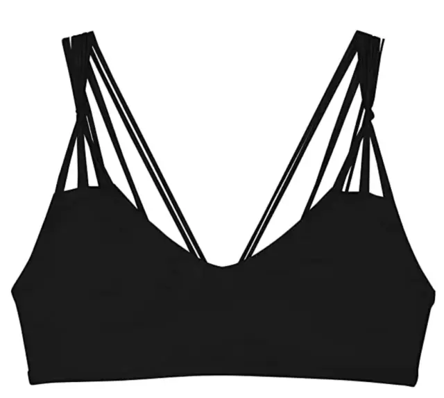 Mikoh Swimwear L54338 Womens Black Madrid 2 Bikini Top Size XS