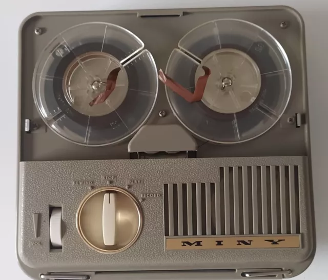 Vintage Miny Reel To Reel Tape Player/Recorder Japan Portable 1960s