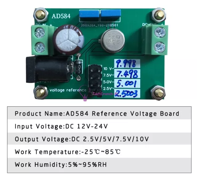 4 Channel DAC ADC AD584 High Precision Voltage Reference Module Programmable