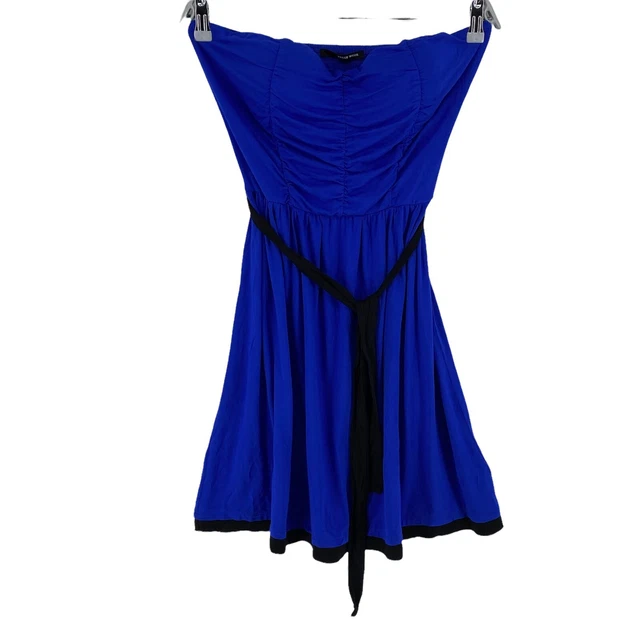 Robe à Bretelles Marine Kandjy En Viscose - Taille Unique - Occasion Très Bon état