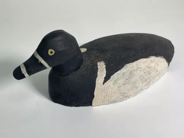 Wooden Duck Decoy Hand Carved No Markings Vintage