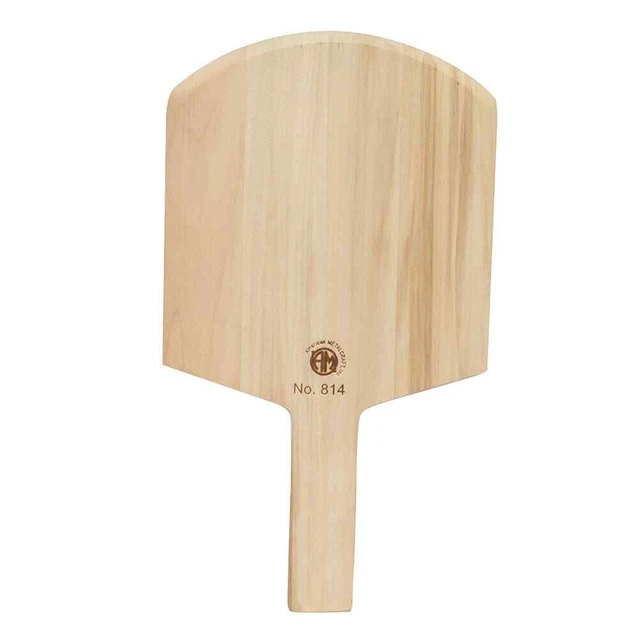 American Metalcraft 814 14" Pizza Peel, 8x9", Wood