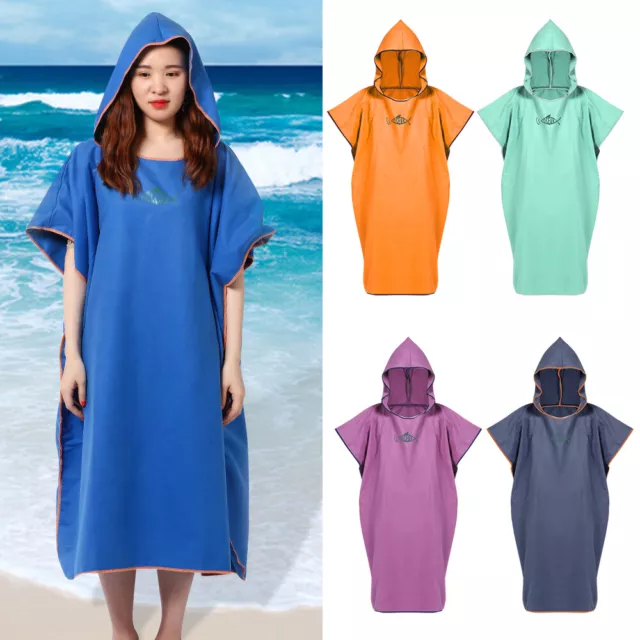 Bathing Surfing Hooded Wetsuit Surf Poncho Beach Changing Towel Towel Robe