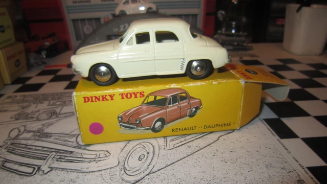 Dinky Toys Renault Dauphine Beige Au 1/43 Neuve Avec Boite Ref 24E Atlas