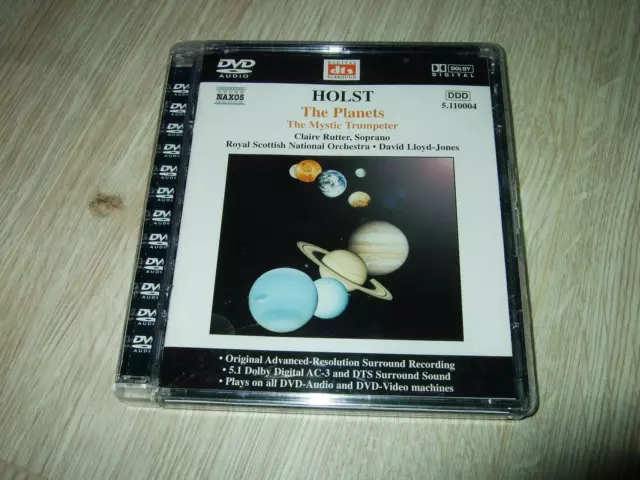Lloyd-Jones : Holst The Planets Dvd Audio 2002 Naxos Eu