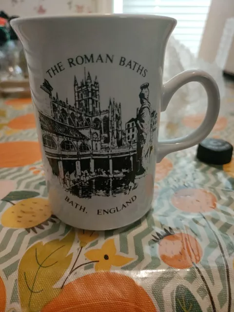 The Roman Baths Ryefield Cup/Mug Bath England Vg++ Condition 4" Tall