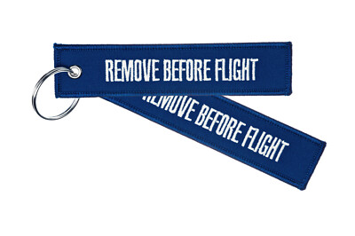 Porte-clefs Concorde deux faces identiques. Remove before flight Concorde 